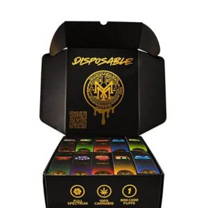 Muha Meds Master Box 50 Pack 1G & 2G Disposable