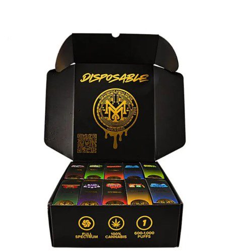 Muha Meds Master Box 50 Pack 1G & 2G Disposable
